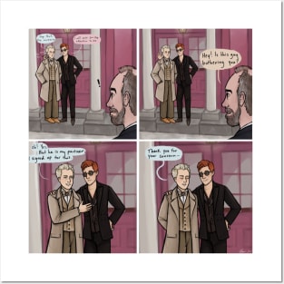 Good Omens comic Posters and Art